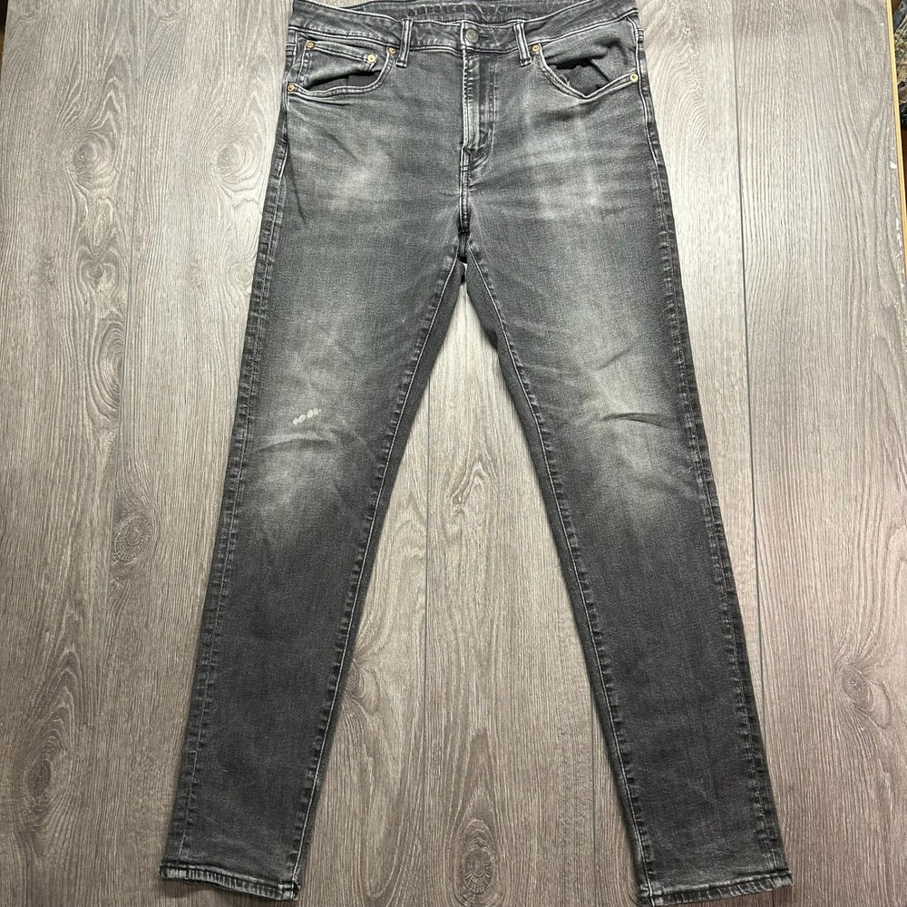 American Eagle Airflex+ Slim Jeans Mens 34x34 Faded Black Denim Pants